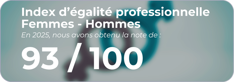 Index d’égalité professionnelle : un score de 93/100, reflet de nos engagements